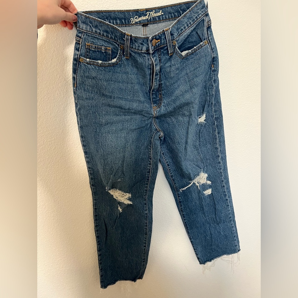 Universal Thread Blue Distressed Vintage Straight size 8/29L